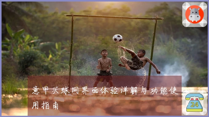 意甲买球网界面体验详解与功能使用指南